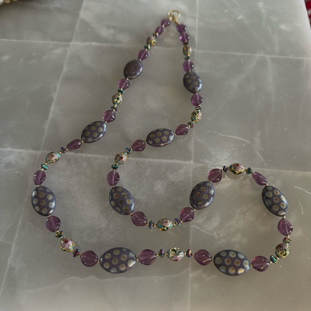 Beautiful Multicolor Bead Necklace - image 4